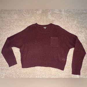 Burgundy Sweater - Size Medium